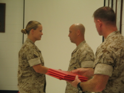 My promotion to Corporal of Marines