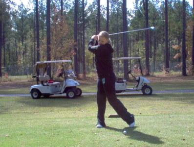 Playing Golf